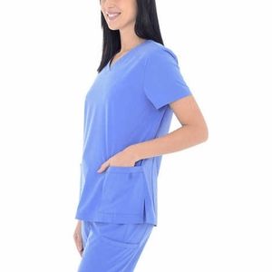 New! BT Supply Co Women’s girls V-Neck Scrub Top Hospital Nurse Size L Large NWT
